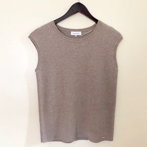 Calvin Klein office wear beige/brown sweater